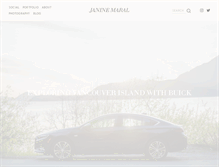 Tablet Screenshot of janinemaral.com